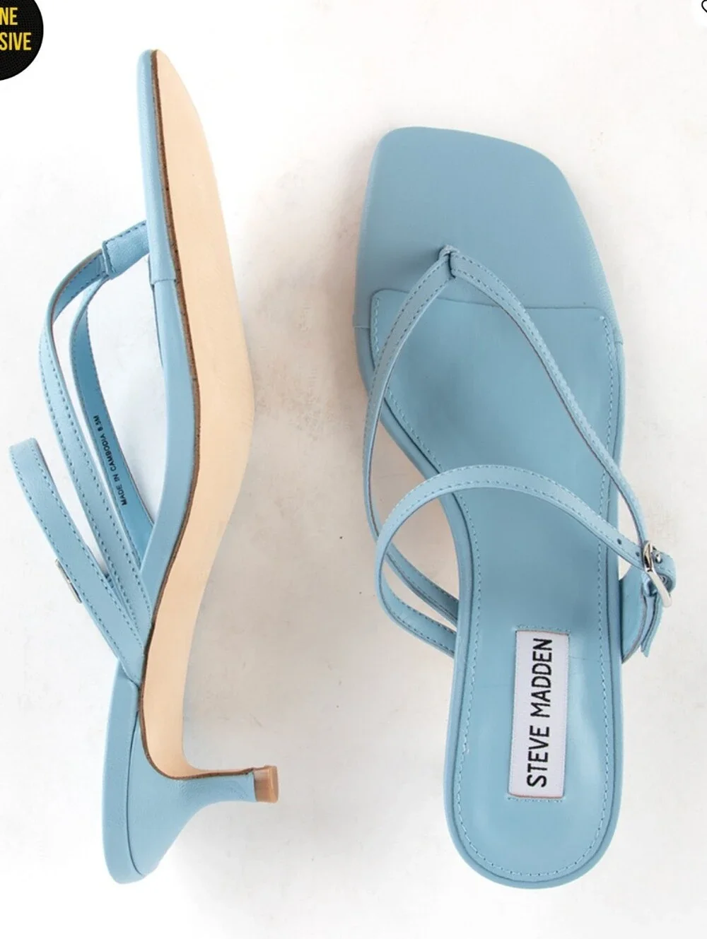NIB Steve Madden Jessa Kitten Heel Blue